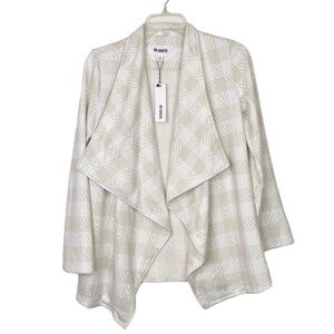 Stitch Fix l BB DAKOTA  London Plaid Open Drape Knit Jacket,  Small
